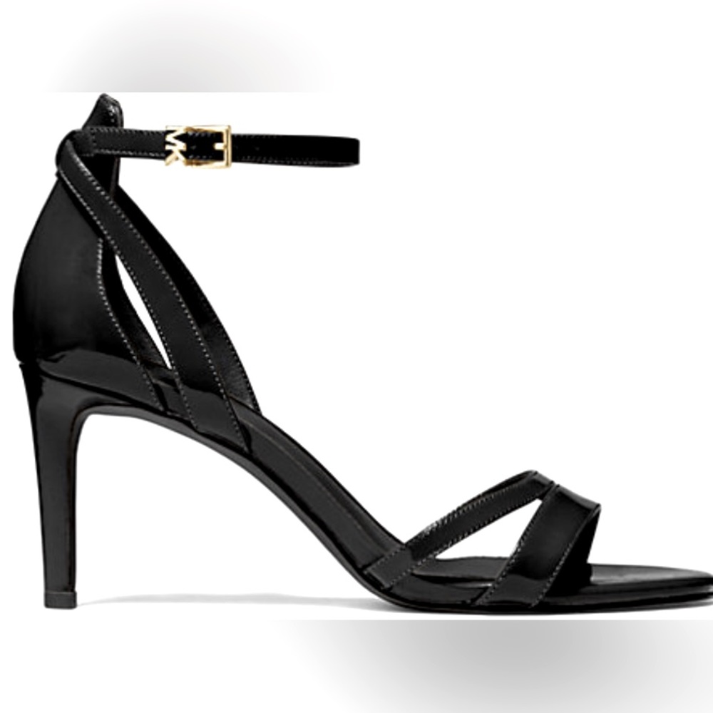 Michael Kors black patent heel/sandal.